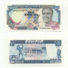 ZAMBIA 10 KWACHA BILL UNC