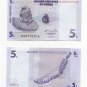 CONGO 5 Centimes BILL UNC (MASK)