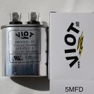 Cap 5 uFD Compressor Furnace Blower Fan Motor Start Run Capacitor Oval 370V UL Listed