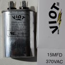 Cap 15 uFDCompressor Furnace Blower Fan  Motor Start Run Capacitor Oval 370V UL Listed