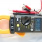 AC/DC True RMS Clamp-on Ammeter Volt Amp Ohm w/Capacitor Tester Type K Thermocoule