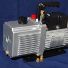 Rotary Vane Vaccum Pump 12CFM 3/4HP Continuous Duty Pulsator HVAC 3 Ports Sizes Industrial Size