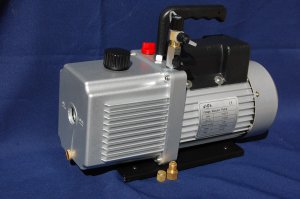 Rotary Vane Vaccum Pump 12CFM 3/4HP Continuous Duty Pulsator HVAC 3 Ports Sizes Industrial Size