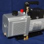 Rotary Vane Vaccum Pump 12CFM 3/4HP Continuous Duty Pulsator HVAC 3 Ports Sizes Industrial Size
