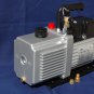 Rotary Vane Vaccum Pump 12CFM 3/4HP Continuous Duty Pulsator HVAC 3 Ports Sizes Industrial Size