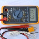 AC/DC Ammeter Ohm Volt Multimeter DMM+Capacitor Tester+Type K Thermocouple HVAC