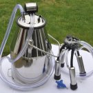 Cow Milker Bucket +lid liner 25 liter Stainless steel Delaval Surge Milk Machine