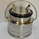 Goat Milker Bucket+Lid Liner:5L SS Jar Jug Milk Tank Heavy Duty Rubber Small Farm