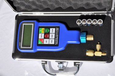 Deep Vacuum Micron Gauge/Digital Meter:Professional HVAC System Evacuation Tool
