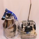 Goat Bucket Milker Vacuum Pump SS Bucket automatic Claw Cluster Pulsator gauge