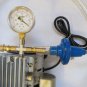 Electric & Pressure Controlled Twin Piston 5.5CFM Oil-less Vacuum Pump Regulator Gauge Kit Milker
