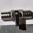 5/8 Barb Ball Hand Valve Air Water Fuel oil Line Pressed /vacuum Rust Resistant