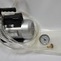 Deep Vacuum Pump Bagging Hardware Starter Kit:6CFM Poly Fab Gauge Hose ADAPTERS+
