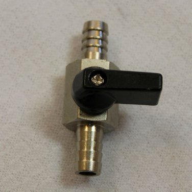 3/8 Barb Ball Hand Valve Air Water Fuel oil Line Pressed /vacuum Rust Resistant