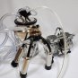 Complete Cow Bucket Milker+.5 HP Twin Piston Vacuum Pump 10L SS Bucket Pulsator