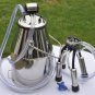 Portable Cow Bucket Milker:Oil-less Vacuum Pump+Tank+Pulsator+Claw+Shells+Liners