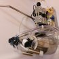 Portable Cow Bucket Milker SS Base Ooi-less Vacuum Pump Claw Regulator Gauge New