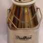 Portable Cow Bucket Milker SS Base Ooi-less Vacuum Pump Claw Regulator Gauge New