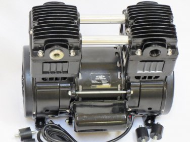 OIL-LESS VACUUM PUMP: Twin Piston12CFM Industrial Workshop Medical Science Medic