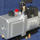 Rotary Vane Vacuum Pump 12CFM 3/4HP 29"Hg HVAC Milker Machine Hookup+Check Valve