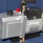 Rotary Vane Vacuum Pump 12CFM 3/4HP 29"Hg HVAC Milker Machine Hookup+Check Valve