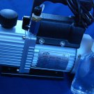 2-Stage High Performance Rotary Vane Deep Vacuum Pump 2CFM Check Valve HVAC Tool