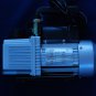 2-Stage High Performance Rotary Vane Deep Vacuum Pump 2CFM Check Valve HVAC Tool