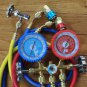 Tool Kit:Manifold Gauge R22 R134a+Hose Set+Car Quick Snap Coupler+Can Tap HVAC