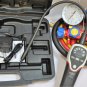HVAC Tool Kit:4Way Maifold Gauge R410a+hose set+Heated Refrigerant Leak Detector
