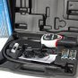 HVAC Tool Kit:4Way Maifold Gauge R410a+hose set+Heated Refrigerant Leak Detector