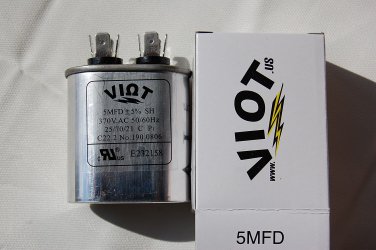 Compressor AC/Furnace Blower Motor Start Run Capacitor Replace 5uFD HVAC Jobs