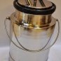 Goat Milker Station w/10L SS Pail Bucket+Pulsator Claw Cluster Shell Liner Hosea