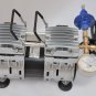 Portable Goat Bucket Milker:5.5CFM Oilless Vacuum Pump Pulsator Claw Cluster New