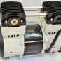 Twin Piston Oilless Vacuum Pump 10 CFM Science Medic Dental Workshop Continuous