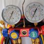 4-Way/Valve/Hose Manifold Gauge Set R410a R22 R134a R404a Professional HVAC Tool