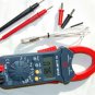 Digital Clamp Meter Ammeter Volt Ohm Amp Multimeter DMM+Type K Thermocouple HVAC
