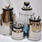 Milk Bucket Pail 25L Plastic+SS Lid+Liner+Handle Enforced Bottom Cow Goat Milker