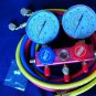 R410A R22 R134a R404A Manifold Gauge+5ft Hose Set Professional HVAC Field Tool