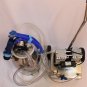 Milker Mobile Base +Regulator Gauge Vacuum Tank Liquid Collector Wheels SS 304