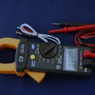TRMS AC DC Clamp Meter Ammeter Digital Multimeter+Capacitor Tester HVAC Tool New