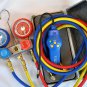 Maifold gauge+5ft hose+Halogen Refrigerant Leak Detector+Pump X-Sensor Tip HVAC