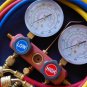 R410a Manifold Gauge+5'Hose Set: Professional AC HVAC/R Charging Testing Recover