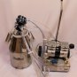 Milker Vacuum Pump SS Liquid Trap Mobile Base Oil-less Pump Tank Regulator Gauge