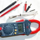 Digital Clamp Meter Ammeter Multimeter DMM+Type K Thermocouple HVAC Circuit Tool