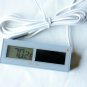 Solar Panel Powered Digital Thermometer Good for Air Liquid Wine Cooler Aquarium