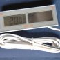 Solar Panel Powered Digital Thermometer Good for Air Liquid Wine Cooler Aquarium