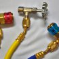 Car AC R134a System Port Quick Snap on Coupler Adapter+Can Tapper 1/4"Flare MFL