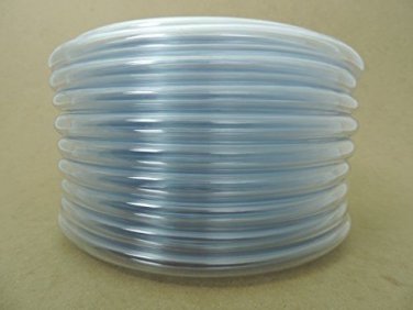 Clear Flexible PVC Vinyl  Vacuum Hose Tubing Water Sprinkler 100ft 1/2"ID 3/4"OD