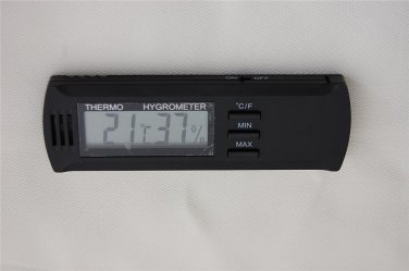 New Digital Thermometer Hygrometer Min/Max Memories Panel Mount LED C/F Display