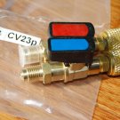 Pair R410a Manifold-Port Flow Control Adapter+Hand Valve 1/4"X5/16"FFL HVAC Tool